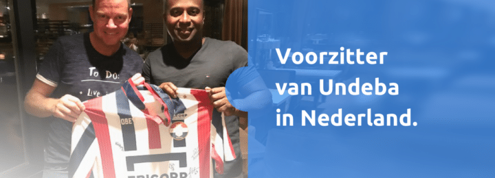 Nieuwsbericht demt-flex: Voorzitter van voetbalclub Undeba in Nederland