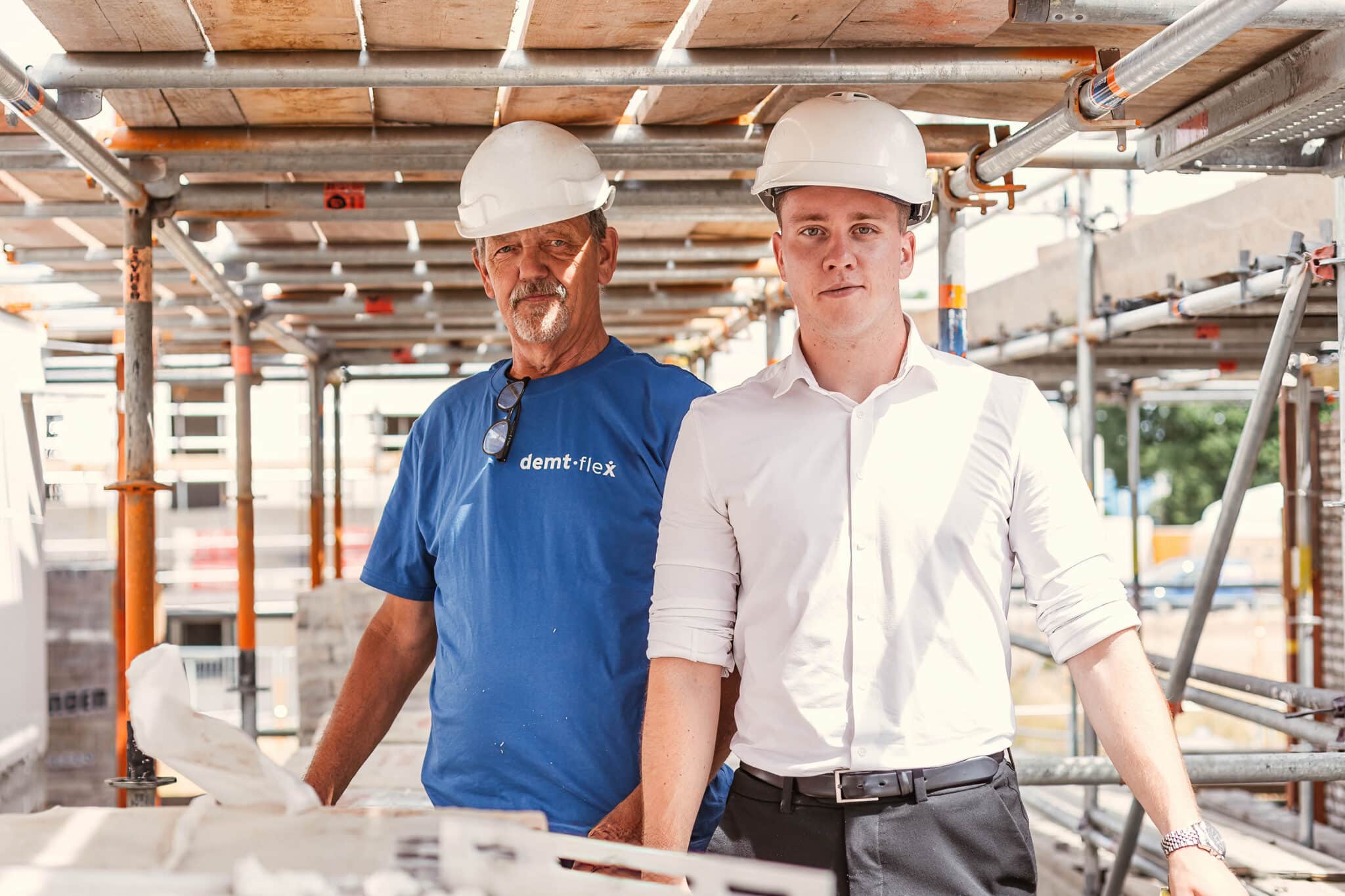 Bouwvakkers aan het werk